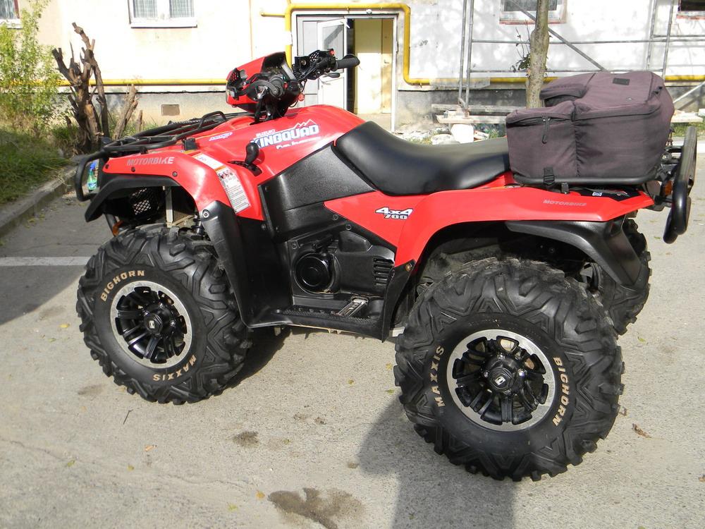 vand suzuki kingquad 700 rosu