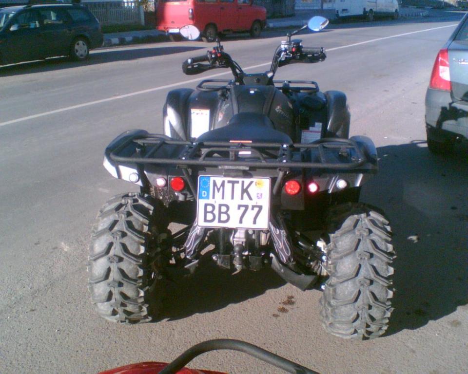 Номер на квадроцикл нового образца